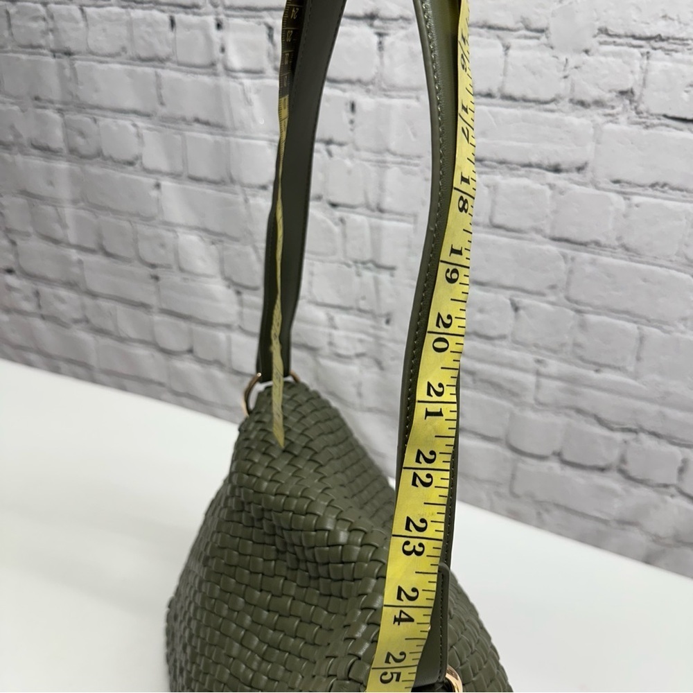 Anthropologie Melie Bianco Natalia Medium Vegan Leather Bag in Olive - Picture 7 of 12